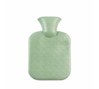 High-Density, Thickened, Solid-Color, Refillable Hot Water Bottle for Belly and Hand Warming.-A08 Green 1000Ml