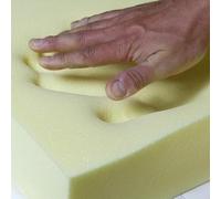 High Density Upholstery Memory Foam Cut to any Size Sofa Cushion Size seat pad Seating Dinning Seat Stool Chair Foam Seat Padding Soft Foam sheet for Art and Craft (12"x12"x6")