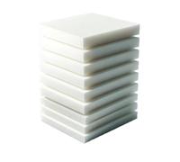 High Density White Firm Foam Upholstery Cushions for All type of Foam Cushioning Bench Stool window seat pads sofa Replacement Pet Bed dinning floor mat wheel chair (14" x 14" x 1")