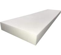 High Density white Firm Upholstery Foam Sheet For Cushions, Sofa, Beds, Seats, Campervans, Indoor/Outdoor Padding, DIY (4" (~10 cm) Thick, 80" x 25" (200cm x 63cm))
