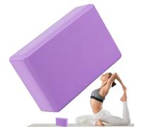 High Density Yoga Blocks - Pilates Bricks, 2 Pack Foam Props For Balance Training, Supportive Eva Cubes With Beveled Edges, Athletic Accessory, Firm Wedge For Hamstrings, Hips And Spine Relief