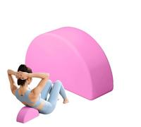 High density yoga brick, soft half round cosmetics, extra soft workout device, compact and stylish block with modern style, companion for families, friends,