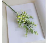 High-Detail Artificial Berry Flowers for Photo Shoots and Display Purposes with True-to-Life Elements (Green)