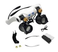 High-Detail Work Magnifier with LED Headband, Premium Interchangeable Lenses for Crafting and Repair High-Detail Magnifier LED Headband Premium Interchangeable Lenses for Crafting and Repair