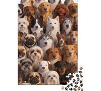 High Difficulty And Interesting 1000 Piece Jigsaw Puzzle Premium Paper Best Jigsaw Puzzles Many Dogs Adult Puzzles Home Decor Mindfulness Puzzle Birthday Gift 38x26cm/1000pcs