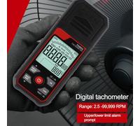 High Digital Tachometer TA501A Non Contact Measurement with Backlit Display and Real Time Data Locking Capabilities