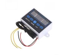 High Digital Temperature Regulator With Self Check Function And Easy Button Setup For Maintaining Stable Climate In Enclosures Works With Fans Pumps And Heaters Using 10a Relay Output White(12V)