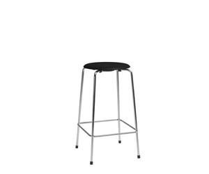 High Dot Bar Stool H65 Chrome/ Ash Wood
