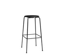 High Dot Bar Stool H76 4-leg Black/ Black Leather