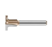 High Durability Flat Slotting And Chamfering Bending Router Bit With T Slot Shape For Smooth Woodworking Cut Half Round Flat Bottom