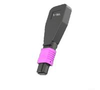 High Durability OM4 Fiber Loopback Cable Bend Resistant(8-A) | Supports 40G/100G networks, low insertion loss ≤0.6dB, return loss ≥20dB, for ideal for high-speed testing