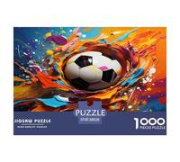 High Dynamic Football Jigsaw Puzzles for Adults Gifts 1000 Piece Family Challenging Toys Home Decors Soccer Jigsaw Puzzle for Adults And Kids 38x26cm/1000pcs