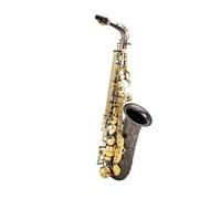 High Eb Alto Saxophone Brass Black Nickel Gold E Flat Sax Key Type Woodwind Instrument With Accessories (Color : 03)