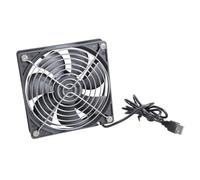 High Efficiency 12cm Duct Ventilation Exhaust Fan with USB Cable for Printer Enclosure Cooling and Removal Pet House Ventilation