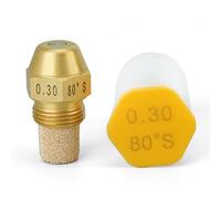 High Efficiency 80 Degree Metal Nozzle for Industrial Furnaces with 14 GPH Heat Coal Nozzle