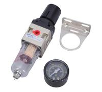 High Efficiency Air Filter & Pressure Regulator Combo 1/4 BSPT Aluminum Pneumatic Air Tool for Industrial Application Pressure Regulator Combo