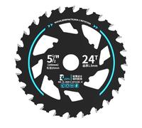 High Efficiency Alloy Circular Chainsaw for Smooth Cut Produced for Lithium Electric Chainsaw 24 Alternate Teeth Lightweight