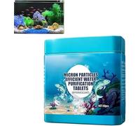 High-Efficiency Aquarium Water Purification Tablets, Portable Water Purification Tablets, Keep the Waters Clear, Safe & Gentle Formula, Suitable for Freshwater Aquariums, Fish Tanks (1 Pcs)