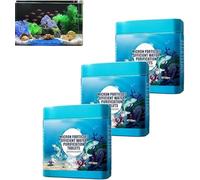 High-Efficiency Aquarium Water Purification Tablets, Portable Water Purification Tablets, Keep the Waters Clear, Safe & Gentle Formula, Suitable for Freshwater Aquariums, Fish Tanks (3 Pcs)