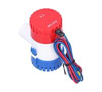 High Efficiency Bilge Pump with Shock-Resistant ABS and Stainless Steel Shaft for Boats Drainage 12V 350GPH Small Submersible Automatic Pump Suitable for Shipbuilding and (DC12V 350GPH) (DC12V