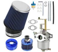 High Efficiency Carburetor for Coleman CT100U CC100X SK100 Predator 79cc 97cc 100cc Engine Mini Bike Go Kart Powermate edger 152F 154F 156F GEN1100 Generator Pump Water Parts(Blue)