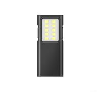High Efficiency COB Rechargeable Work Light with 4 Modes, Great for Construction and DIY (Black)