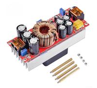 High Efficiency Dc Dc Boost Converter 12v To 90v Variable Output Voltage With 20a Maximum Current Rating And Integrated Cooling Fan For Industrial Power Supply Projects And Renewable Energy Systems