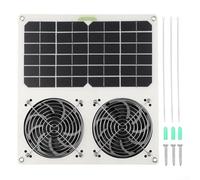 High Efficiency Dual Fan Solar Ventilation for Year Round Air Management