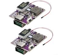 High Efficiency Dual Pack Power Bank Modules, Each Offering 22 5W Fast Charge Support (A+C Digital display)