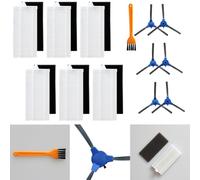 High Efficiency Filter Plus Side Brush Set For Tesvor M1 For X500 For X500 Pro Robot Vacuum Parts To Improve Suction Power And Capture Fine Dust Easily