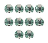 High Efficiency Flashlight Circuit Board Double Mode Electronic Driver Module for 10W LED Lamp with 2 Level Brightness Control and Rechargeable Design