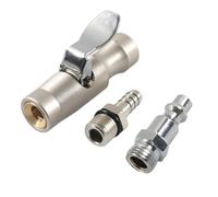 High Efficiency Locking Air Chuck 1/4Inch FNPT Closed Flows for Secure Tire Inflation Pressure Adjustment