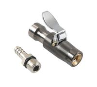 High Efficiency Locking Air Chuck 1/4Inch FNPT Closed Flows for Secure Tire Inflation Tire Pressure Adjustment Closed Air Chuck
