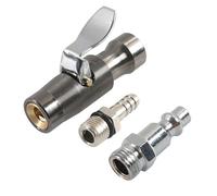 High Efficiency Locking Air Chuck 1/4Inch FNPT Closed Flows for Secure Tire Inflation Tire Pressure Adjustment Leak Proof Air Chuck