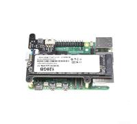 High Efficiency M.2 NVMe Interface Adapter for Raspberry Pi 5 for Real Time Data Processing and System Responsiveness (Board)