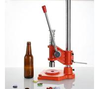 High-Efficiency Manual Beer Capping Machine Adjustable Electric-Free Bottle Cap Press for Homebrewing & Soft Drinks, for Home Brewers