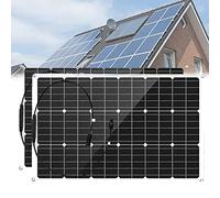 High-efficiency Monocrystalline Module Pv Power, 2Pcs 800W Solar Panel Kit Portable Power Station, for Shed, RV and Any Other Off Grid Applications System,2x400W