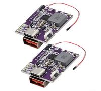 High-Efficiency Power Bank Module With PD3.0 & QC4+ - 22.5W Output, 5A Charging Current, Purple,With Smart Load Detection(A+ C Lamp display)
