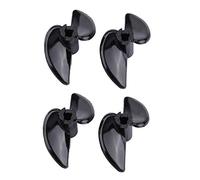 High Efficiency RC Boat Propeller, 4mm Inner, 40mm Outer, Half Immersion Design, Electric RC Boat Propeller Upgrade, 2-Blade (2 Pairs) for RC Boat Enthusiasts