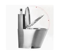 High-Efficiency Siphon Toilet, 304 Stainless Steel, Water-Saving, Anti-Freezing, Cracking Resistant, One-Piece Design for Home and Commercial Use