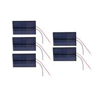 High Efficiency Solar Panel 5V 120MA with Wire Dripping Glues Plate Easy Carry Panel Upgrades for Devotees Project