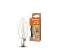 High Efficient LED Candle 2.9W (40W eqv.) E14 2700K Clear Dimmable Ledvance