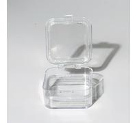 High Elastic Membrane Box for Chip & Wafer Storage - Anti-Vibration Shockproof Container for Semiconductor Devices(50x50x25Mm flip)
