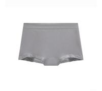High-Elastic Mid-Rise Briefs for Women Cotton Crotch Seamless Construction and Light Leakage Resistance (X dark gray)