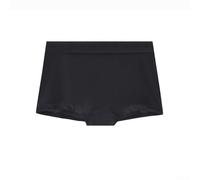 High-Elastic Mid-Rise Briefs for Women Cotton Crotch Seamless Construction and Light Leakage Resistance (XL Black)