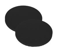 High Elastic Yoga Knee Pad Pair for Elbows and Wrists | Non-slip Textured Surface, Tpe Rubber Build, Black Finish, for Housework and Meditation Practice