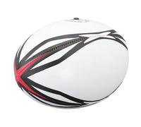 High Elasticity PVC White Rugby Ball Number 9 for Match and Daily Training Compact Size for Kids and Adults