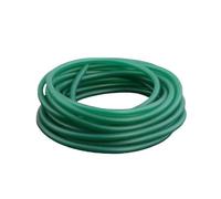 High Elasticity Rubber Hose - Nature Latex Stretch Tube for High Temperature Resistance, Lightweight(Dark Green,1meterx2mmx4mm)