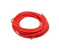 High Elasticity Rubber Hose - Nature Latex Stretch Tube for High Temperature Resistance, Lightweight(Red,3metersx4mmx6mm)