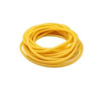 High Elasticity Rubber Hose - Nature Latex Stretch Tube for High Temperature Resistance, Lightweight(Yellow,5metersx5mmx7mm)